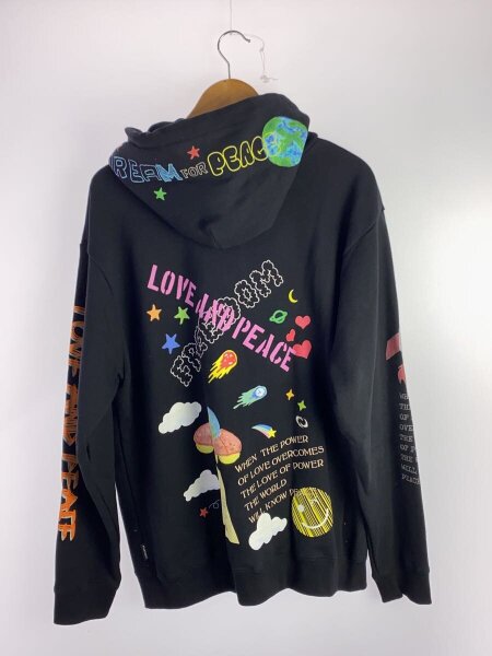 roarguns / ダイナソードリームパーカー/3/コットン/ブラック/総柄/23FGB-19 roarguns(ロアーガンズ) / ダイナソードリームパーカー/3/コットン