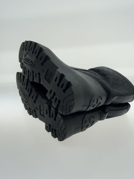 GUCCI(グッチ) / レインショートブーツ/38/BLK/PVC | 中古品の