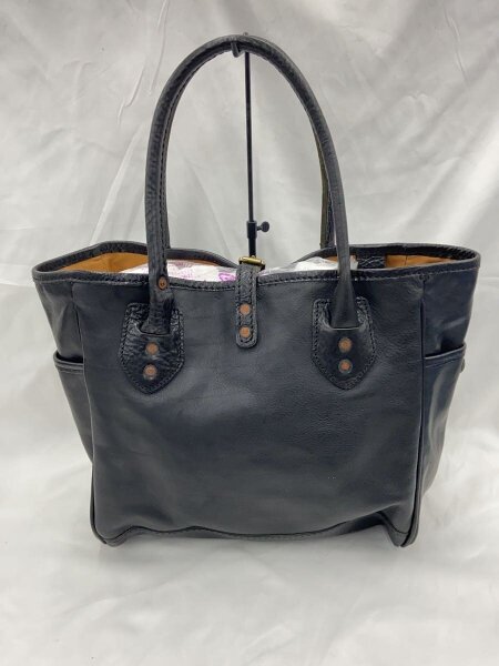 YUKETEN(ユケテン) / トートバッグ/レザー/BLK/無地/Leather Tote With 
