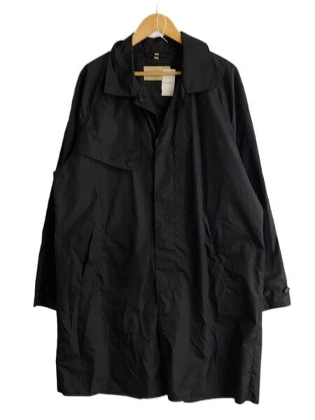 Burberry London トレンチレインコート ブラック、収納バック付 BURBERRY LONDON(バーバリーロンドン) / トレンチコート/L | 古着の