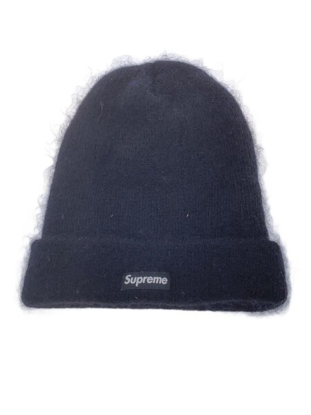 Supreme ニット帽 モヘアビーニー ブラック Supreme 黒 モヘアニット帽