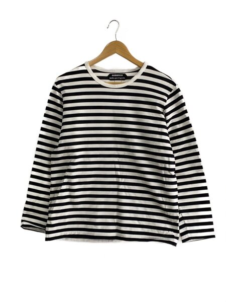 中古値段 【美品】AUBERGE オーベルジュ ボーダーカットソー 長袖Tシャツ
