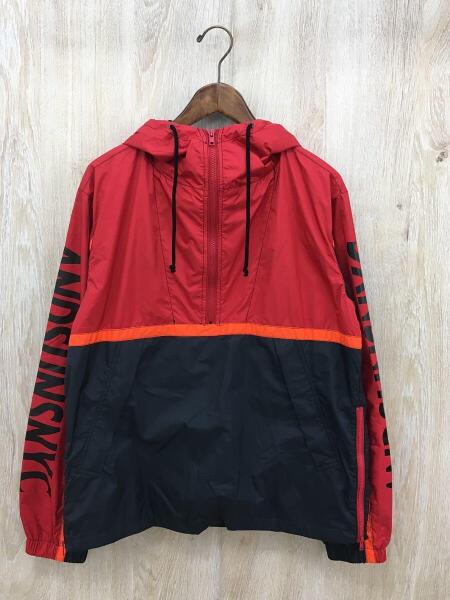 ANDSUNS アノラック ナイロンジャケット レッド ANDSUNS(アンドサンズ) / 18SS/NYC ANORAK JKT/アノラック/ナイロン