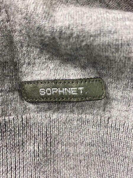 SOPHNET.(ソフネット) / STAR ELBOW PATCH CREW NECK KNIT/エルボー 