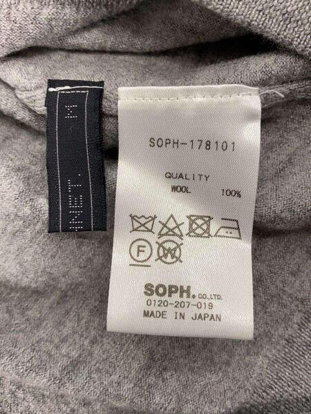 SOPHNET.(ソフネット) / STAR ELBOW PATCH CREW NECK KNIT/エルボー 