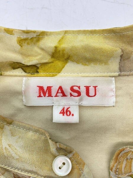 MASU(エムエーエスユー) / GRANNY ZIP-UP SHIRTS/長袖シャツ/46/シルク