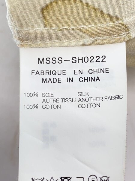 MASU(エムエーエスユー) / GRANNY ZIP-UP SHIRTS/長袖シャツ/46/シルク