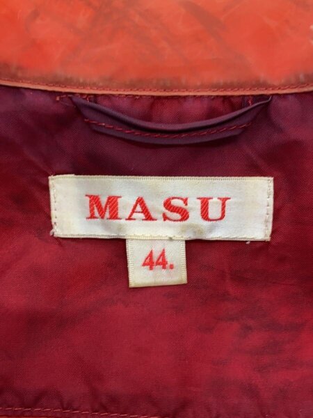 MASU(エムエーエスユー) / ZIP-UP MARBLE BANDANA SHIRT/44/ナイロン