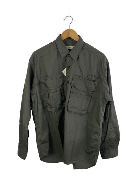 unfil(アンフィル) / washed cotton-twill fishing shirt/フィッシング 