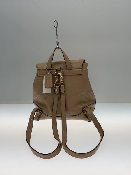 COACH(コーチ) / レザー/リュック/バックパック/ベージュ/72645 