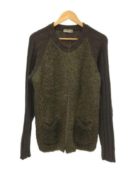 ISSEY MIYAKE(イッセイミヤケ) / ファー切替/ニットブルゾン/ジップ 
