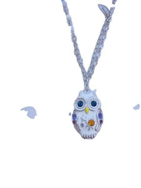 ANNA SUI(アナスイ) / フクロウ/ネックレス/--/カラーストーン/SLV 