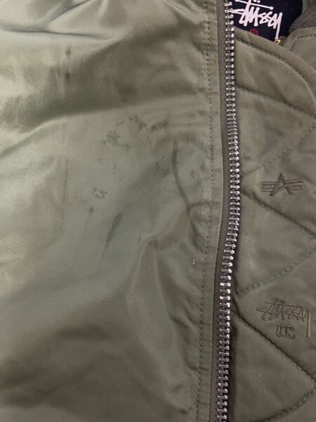 STUSSY(ステューシー) / ×ALPHA INDUSTRIES/フライトジャケット/L