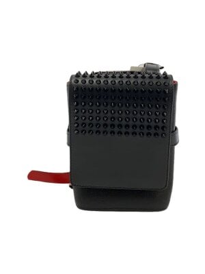 K5592 クリスチャンルブタン ブラスター セカンドバッグ スタッズ ブラック