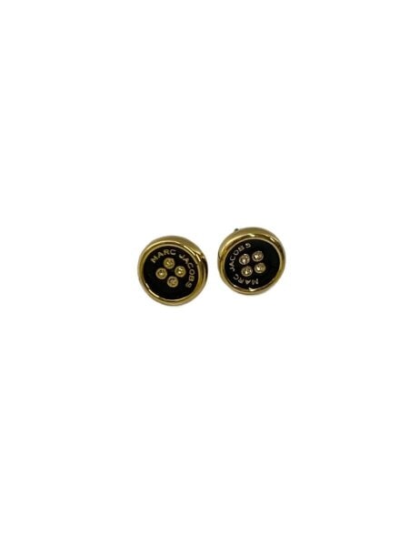 MARC JACOBS(マークジェイコブス) / 箱有/ボタン/ピアス/--/GLD 