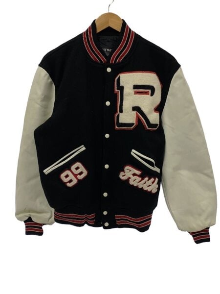 BUTWIN(バトウィン) / 80s/VINTAGE/USA製/レタード/ワッペン/袖レザー 