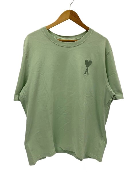 美品 25AW ami alexandre mattiussi アミ アレクサンドルマテュッシ ハートロゴ クロップドTシャツ サイズXXS ブラウン レディース 古着 中古 USED AMI ALEXANDRE MATTIUSSI AMI DE COEUR アミ パリス トップス ロゴT T