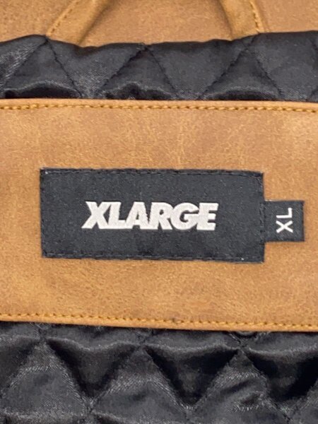 X-LARGE(エクストララージ) / WOOL WORK JACKET/フェイクレザー切替 