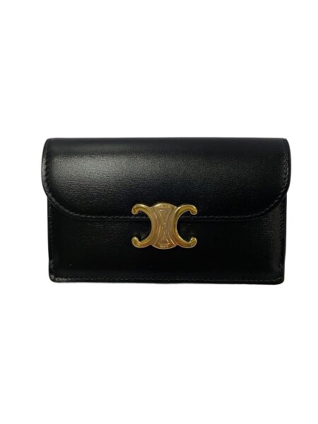 CELINE 財布 CELINE(セリーヌ) / 財布/レザー/BLK/無地/メンズ// | 中古品の販売
