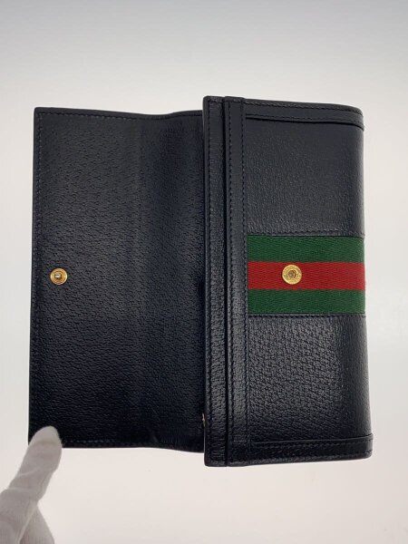 GUCCI(グッチ) / 長財布/レザー/BLK/レディース/719886 | 中古品の販売
