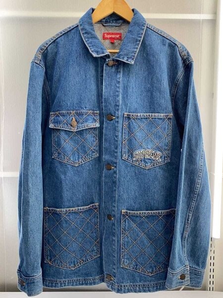 supreme カバーオール S Supreme(シュプリーム) / カバーオール/L/18AW/Diamond Stitch Denim