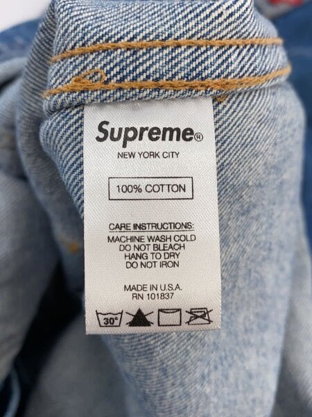 supreme カバーオール S Supreme(シュプリーム) / カバーオール/L/18AW/Diamond Stitch Denim