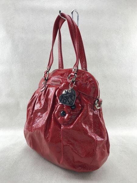 COACH(コーチ) / コーチ/ショルダーバッグ/エナメル/RED/無地/M1082 