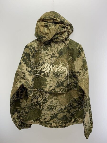 STUSSY(ステューシー) / ブルゾン/XL/ナイロン/KHK/総柄/24SS/beach 