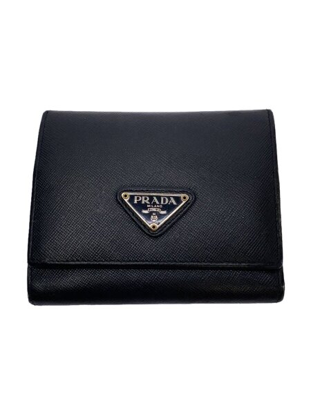 PRADA(プラダ) / 3つ折り財布/--/BLK/メンズ | 中古品の販売・通販なら 