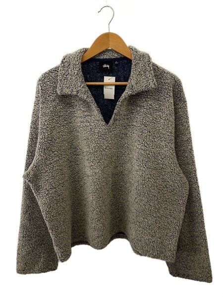 STUSSY(ステューシー) / 24AW/Wool Blend Sherpa Pullover/L/コットン 