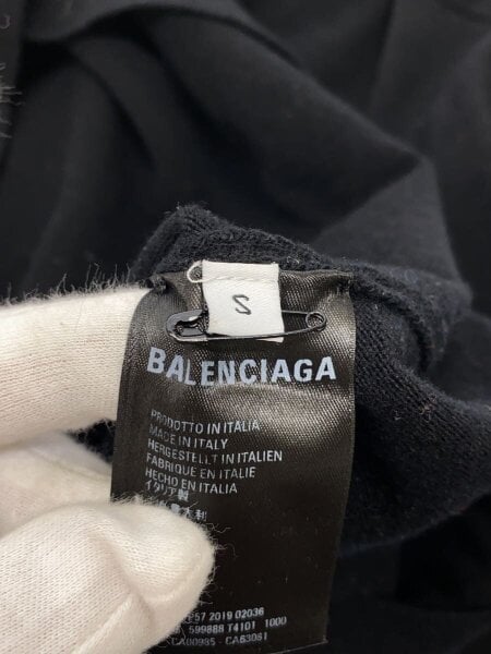 BALENCIAGA(バレンシアガ) / 19AW/BB刺繍/ニット・セーター(厚手)/S 