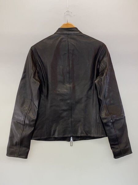 【極美品】エンポリオアルマーニ 最高級黒タグ 山羊革シングルライダース 48 黒 EMPORIO ARMANI(エンポリオアルマーニ) / シングルライダース