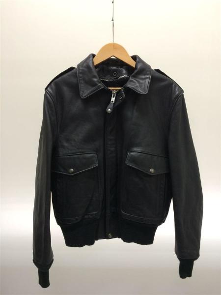 Schott(ショット) / レザージャケット・ブルゾン/44/BLK/G-1
