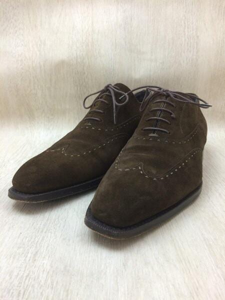 Santoni / ドレスシューズ/--/BRW/スウェード/BEAMS別注 Santoni(サントーニ) / ビームスエフ別注/ドレスシューズ/UK6/BRW