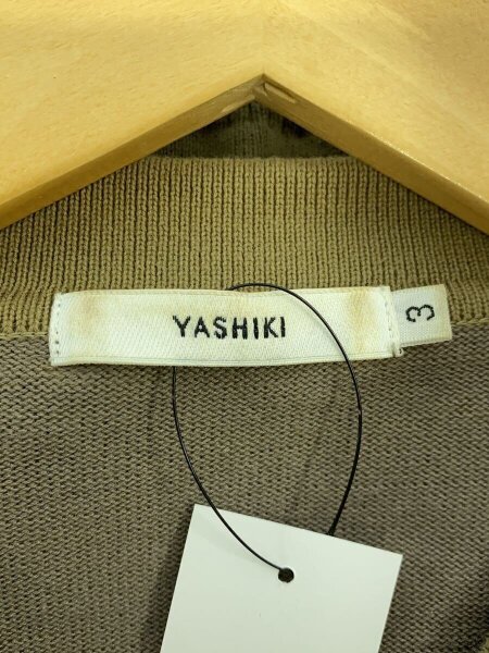 YASHIKI(ヤシキ) / 20SS/Akebono Collar Cardigan/変色有/3/コットン 
