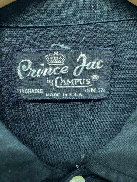 CAMPUS / 長袖シャツ/--/レーヨン/BLK// CAMPUS(キャンパス) / 長袖シャツ/--/レーヨン/BLK// | 古着の販売