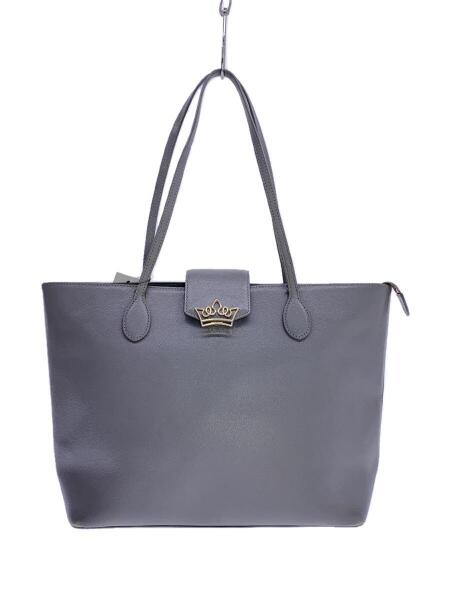 J.ESTINA(ジェイエスティナ) / ハンドバッグ/レザー/GRY | 中古品の 