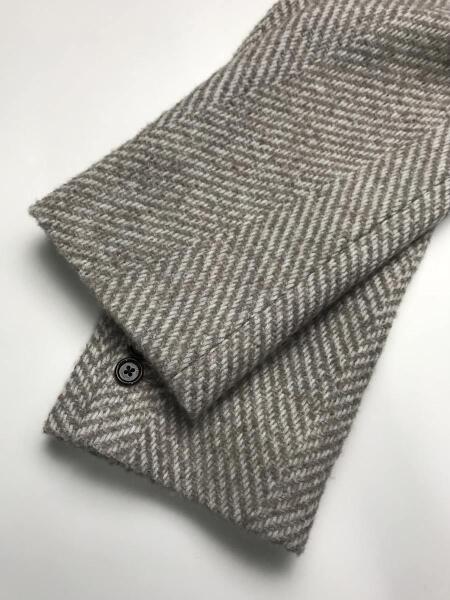 アクアスキュータム ヘリンボーン チェスターコート チェック 希少