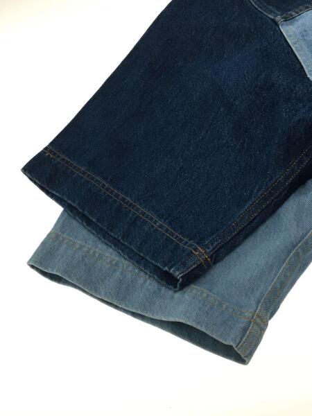 TOMMY JEANS(トミージーンズ) / 半袖デニムバイカラーシャツ/XL 