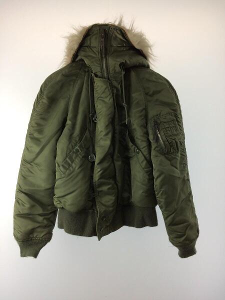 アルファインダストリーズ N-2B フライトジャケット カーキ M　C976 アルファインダストリーズ N-2B フライトジャケット カーキ M C976