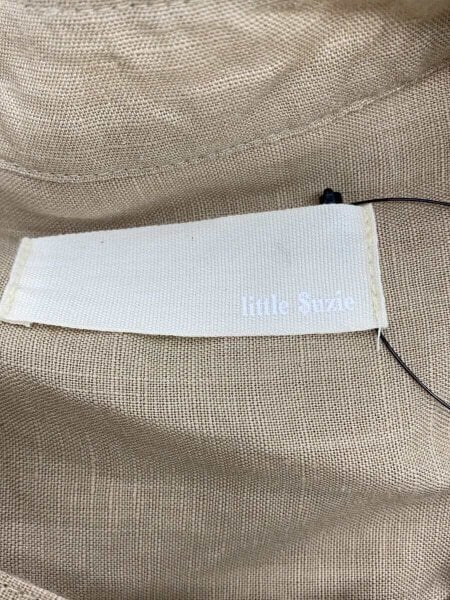 Little Suzie / 長袖ワンピース/--/リネン/BEG/無地/ls037 Little Suzie(リトルスージー) / 長袖ワンピース/--/リネン/BEG/無地