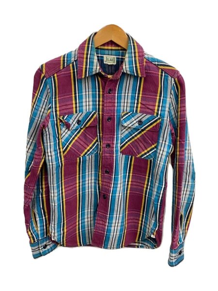 ジェラード JELADO チェック ネルシャツ 長袖ワークシャツ トップス L