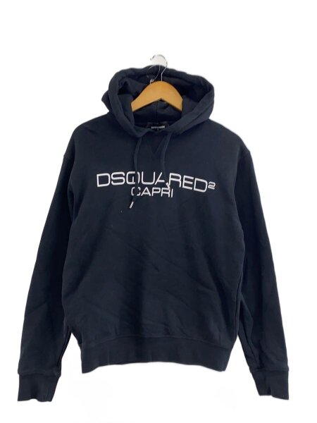 DSQUARED2(ディースクエアード) / パーカー/S/コットン/BLK/無地 
