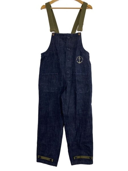 K900◯ MADEN WORKWEAR デニム オーバーオール ペイント加工 MADEN WORKWEAR(メイデンワークウェア) / オーバーオール/S/デニム/IDG