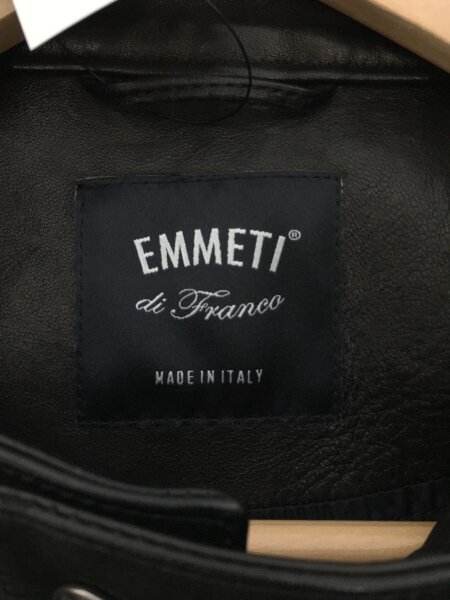 EMMETI(エンメティ) / レザージャケット・ブルゾン/48/羊革/BLK 