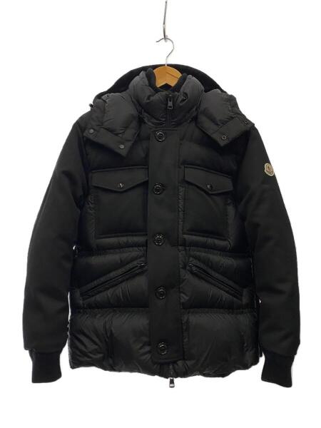 MONCLER(モンクレール) / ダウンジャケット/1/ウール/BLK/無地 MONCLER(モンクレール) / ダウンジャケット/1/ウール/BLK/無地
