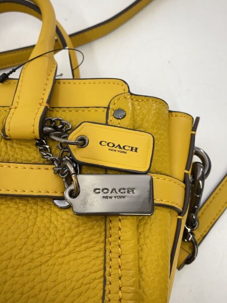 COACH(コーチ) / スワッガー20/レザー/イエロー/無地/36235 | 中古品の 