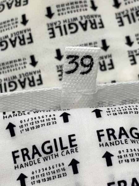 Maison Margiela / ⑩/Fragile Print Vacation Shirts/38/コットン/WHT/総柄/S52166 Maison Margiela(メゾンマルジェラ) / ⑩/Fragile Print Vacation