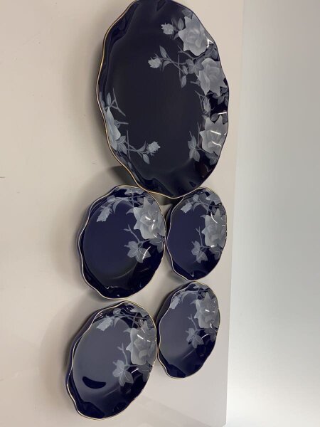 香蘭社(コウランシャ) / 皿/5点セット/NVY/R323-FACB4 | 中古品の販売