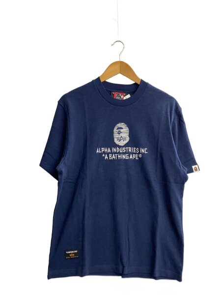 A BATHING APE(アベイシングエイプ) / 24SS/Tシャツ/S/コットン/NVY 